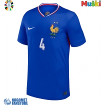 Francuska Dayot Upamecano #4 Domaci Dres EP 2024 Kratak Rukav